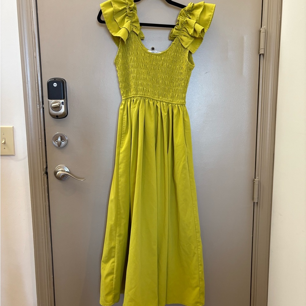 Charming Lime Green Dress